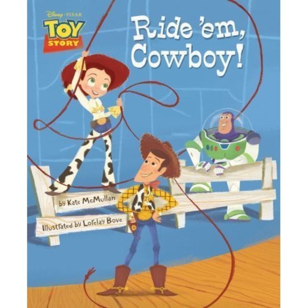 Disney Pixar Toy‎ Story Ride 'em Cowboy! Book Woody Jessie Buzz Excellent